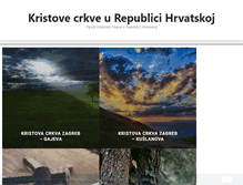 Tablet Screenshot of kristove-crkve.hr